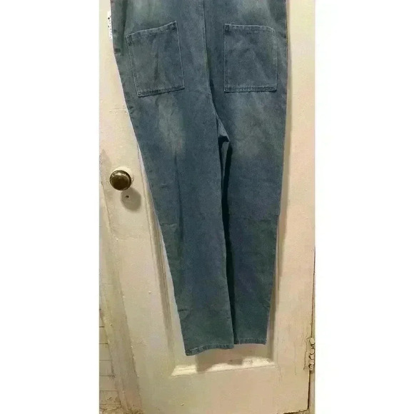 Girl's Youth Peacolate Blue Denim Jumpsuit Overalls NWT Size  13-14Y - Picture 9 of 13